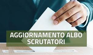 Aggiornamento dell'albo unico degli scrutatori di seggio elettorale