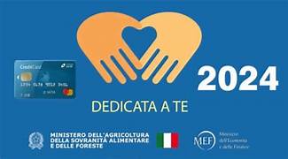 Carta "DEDICATA A TE" 2024 - Pubblicazione elenco beneficiari